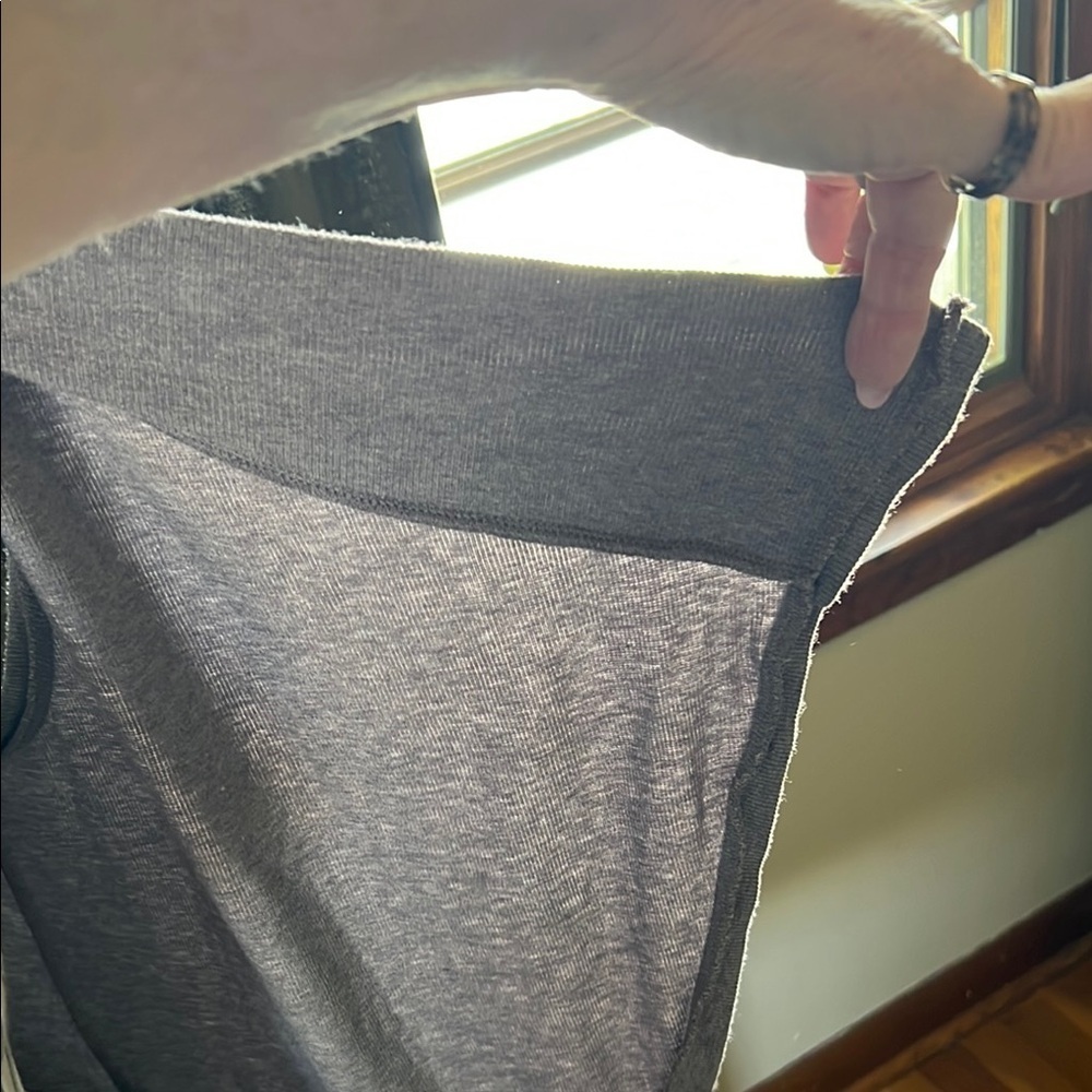 Greige Modal Button-Down Cardigan Vest - Picture 4 of 5